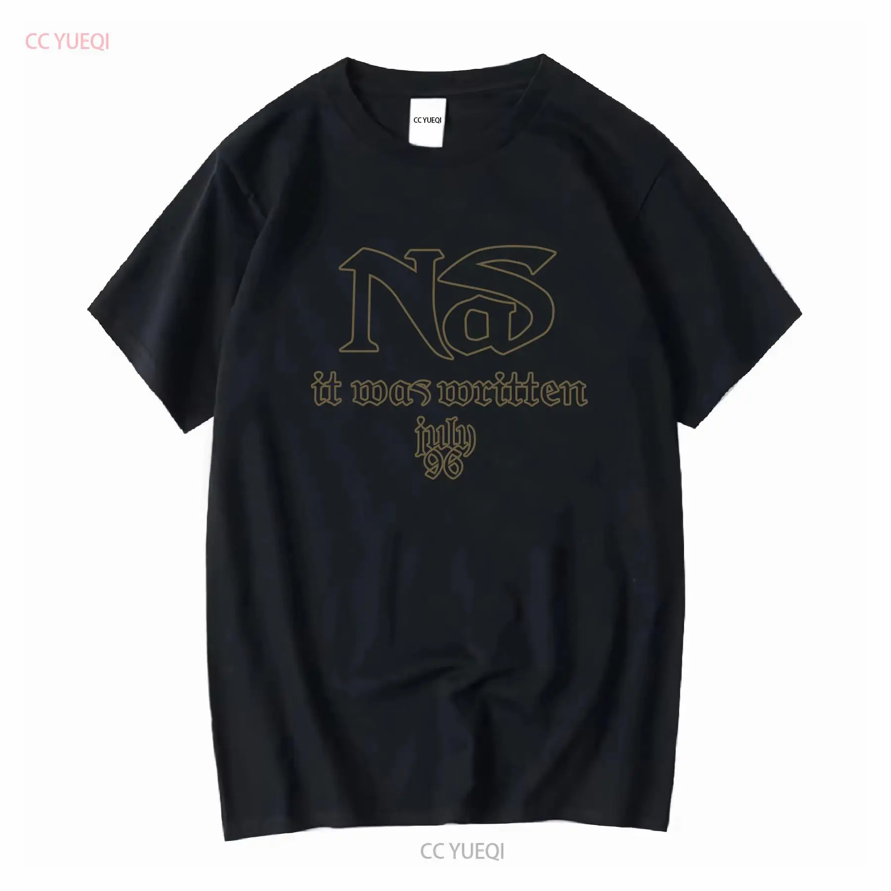 Streetwear Brand T Shirt - 1996 NAS yazılı vtg 90'lar rap