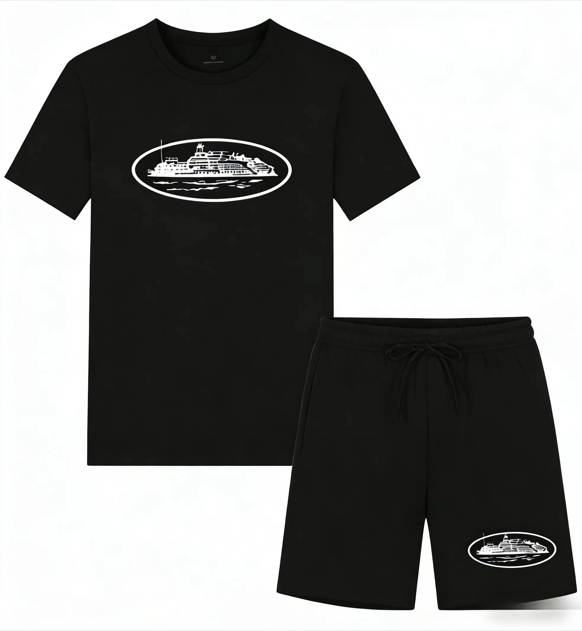 Streetwear Brand T Shirt - 2026 Yaz Yeni Küçük Tekne Baskılı