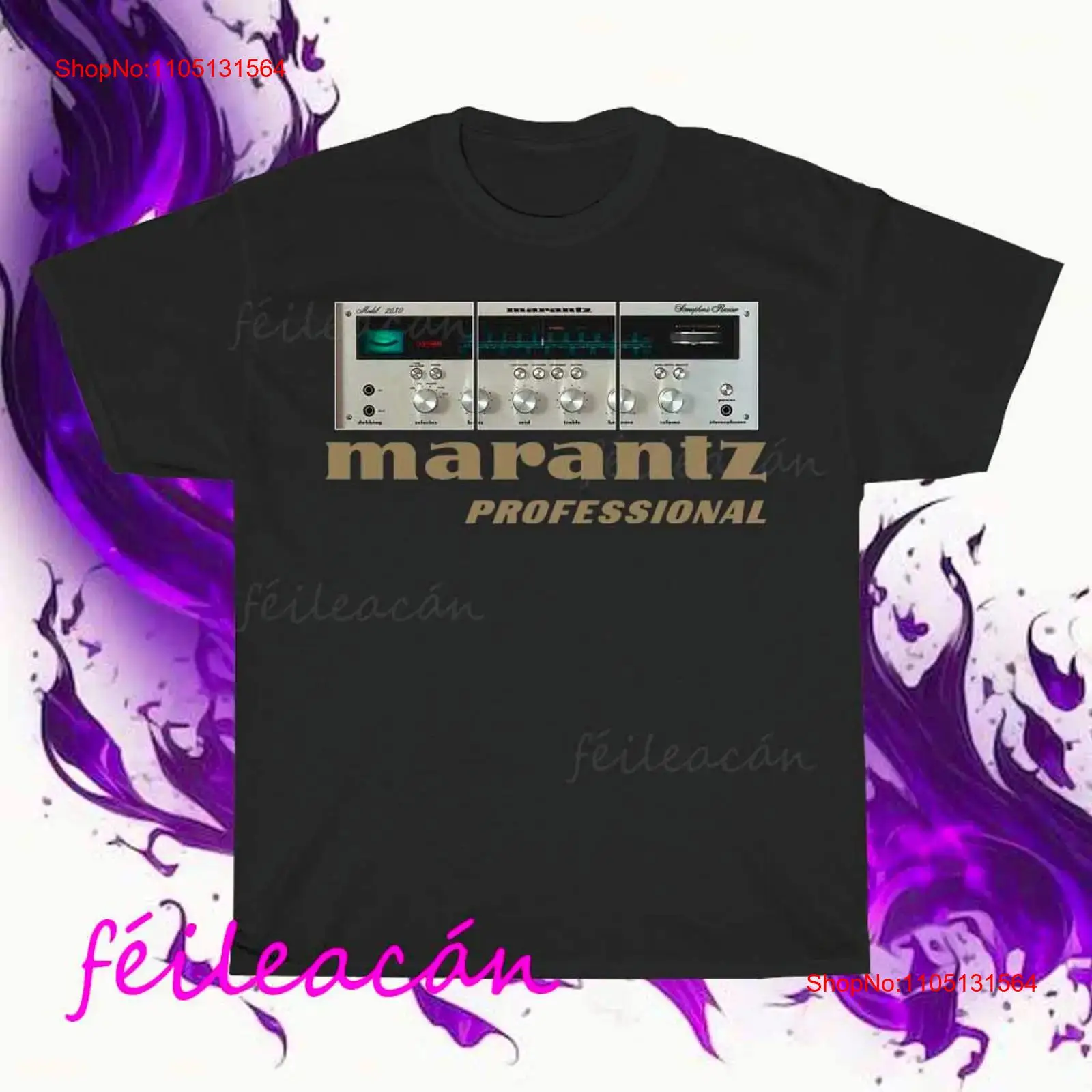 Streetwear Brand T Shirt - Yepyeni Marantz Amplifikatör Logosu Amerikan Tişört