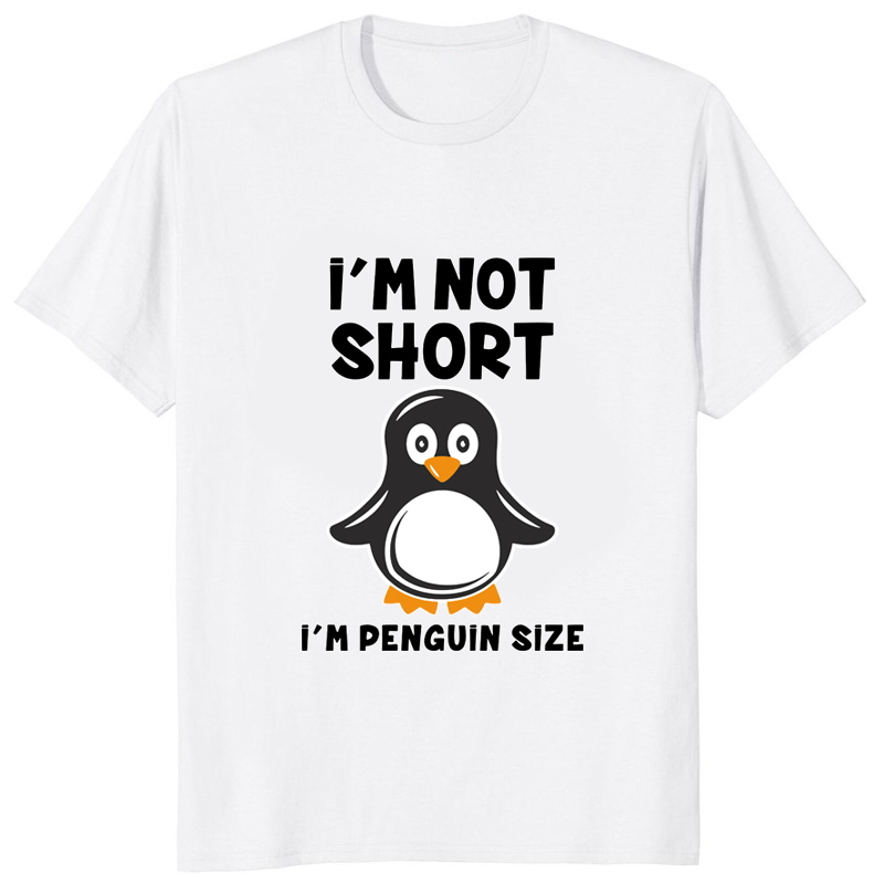 Streetwear Brand T Shirt - Im değil kısa Im penguen boyutu