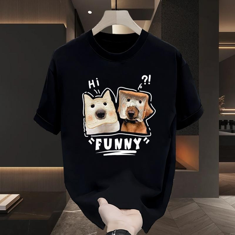 Kawaii Köpek Baskı Pamuklu Tiş - Streetwear Brand Drops incelemesi ve fiyatı