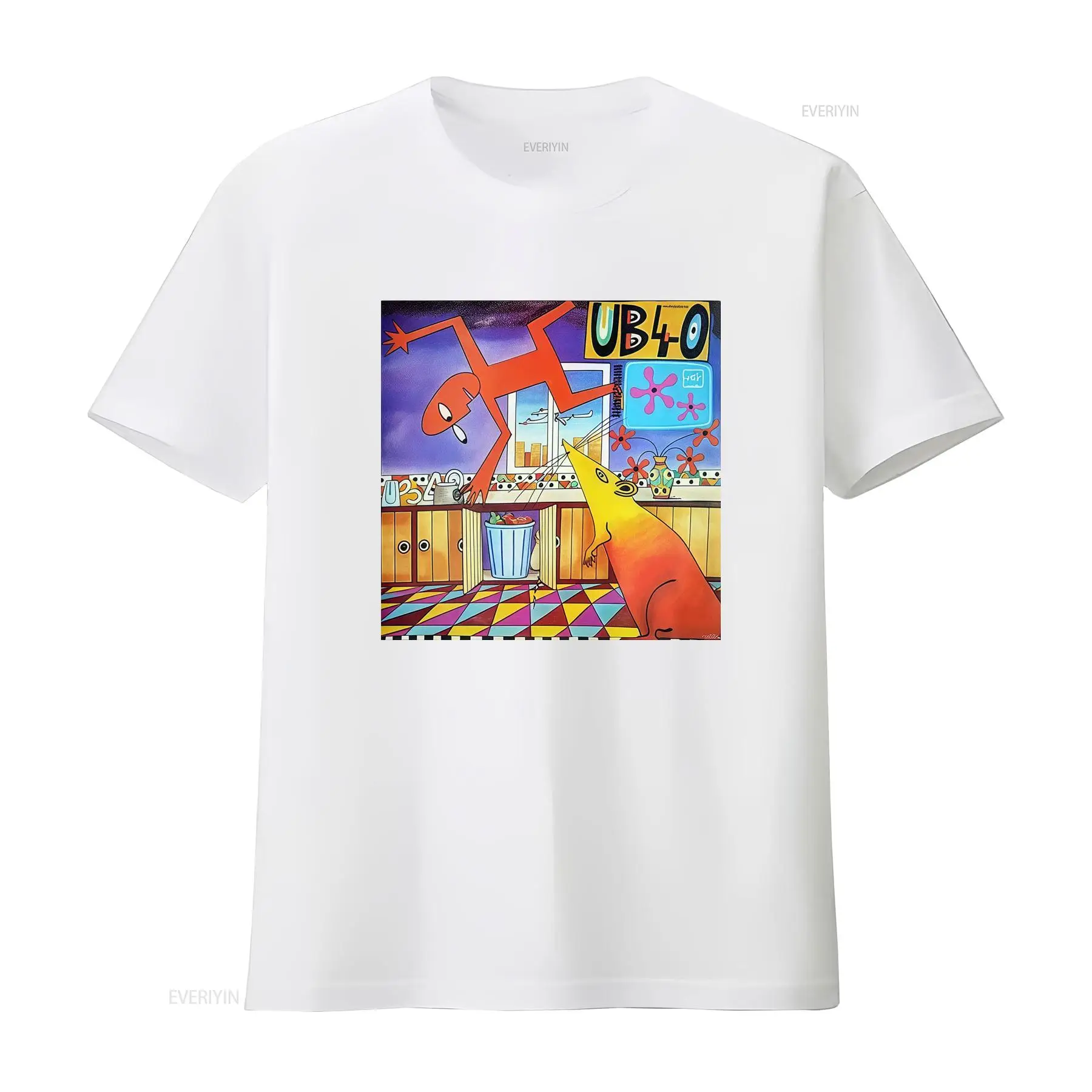 UB40 Rat In The Kitchen Tişört - Streetwear Brand From China incelemesi ve fiyatı
