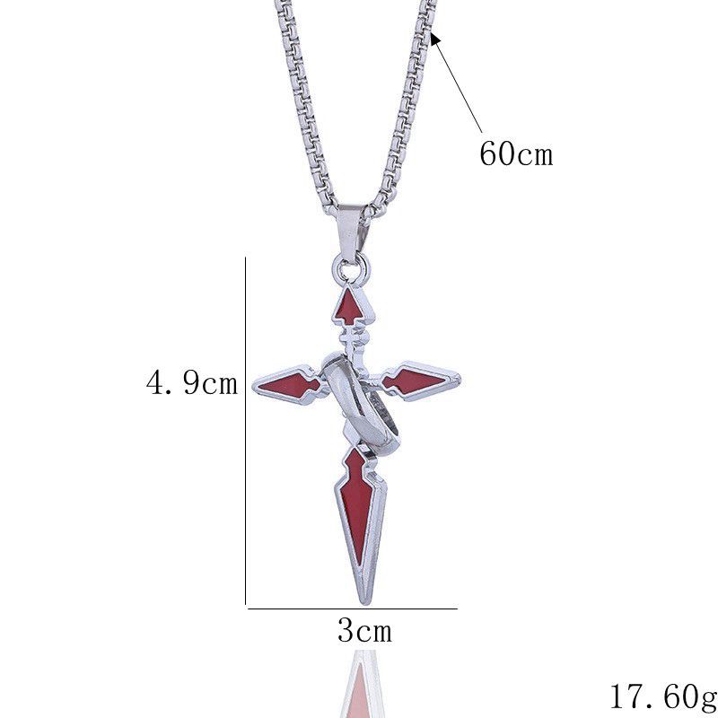 Trendy Marka Çapraz Kolye Yüzü - Streetwear Brand Jewelry incelemesi ve fiyatı