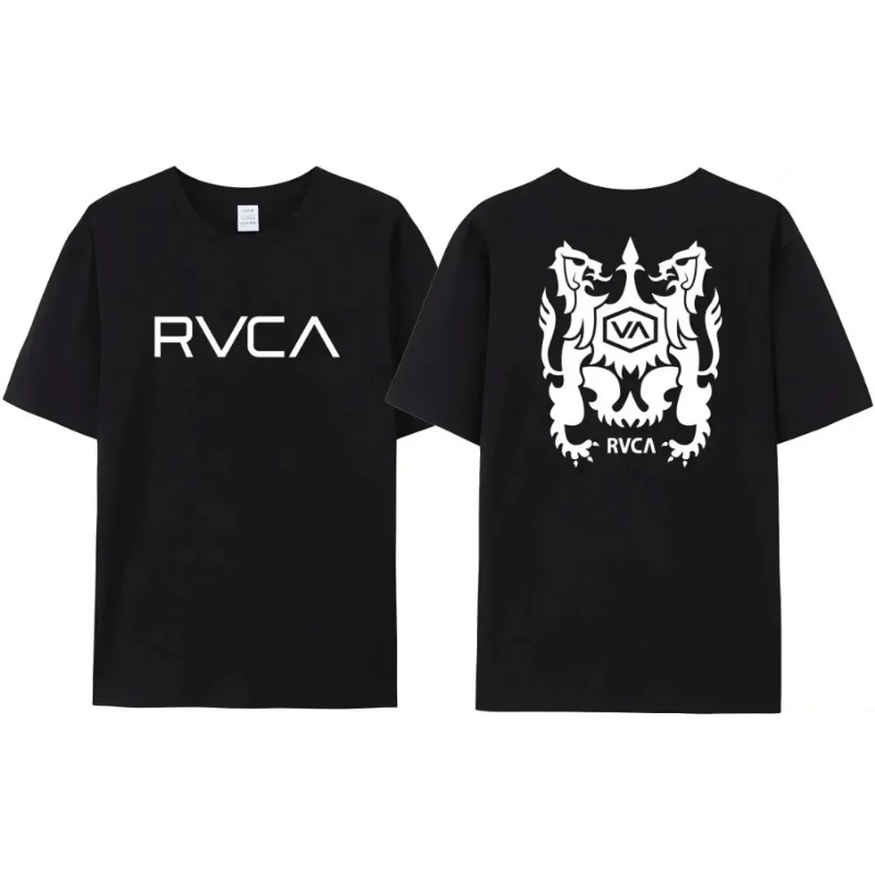 RVCA T Shirt Erkek Kadın Siyah - Streetwear Brand Designer incelemesi ve fiyatı