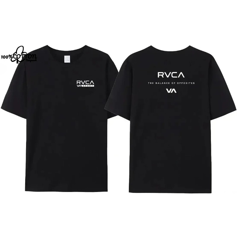 RVCA T Shirt Erkek Kadın Siyah - Streetwear Brand Designer incelemesi ve fiyatı