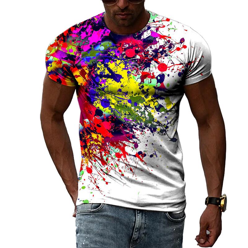 Erkek Yaz Modası 3D Baskılı Gr - Streetwear Brand T Shirt incelemesi ve fiyatı
