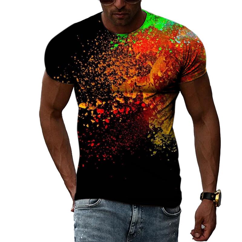 Erkek Yaz Modası 3D Baskılı Gr - Streetwear Brand T Shirt incelemesi ve fiyatı