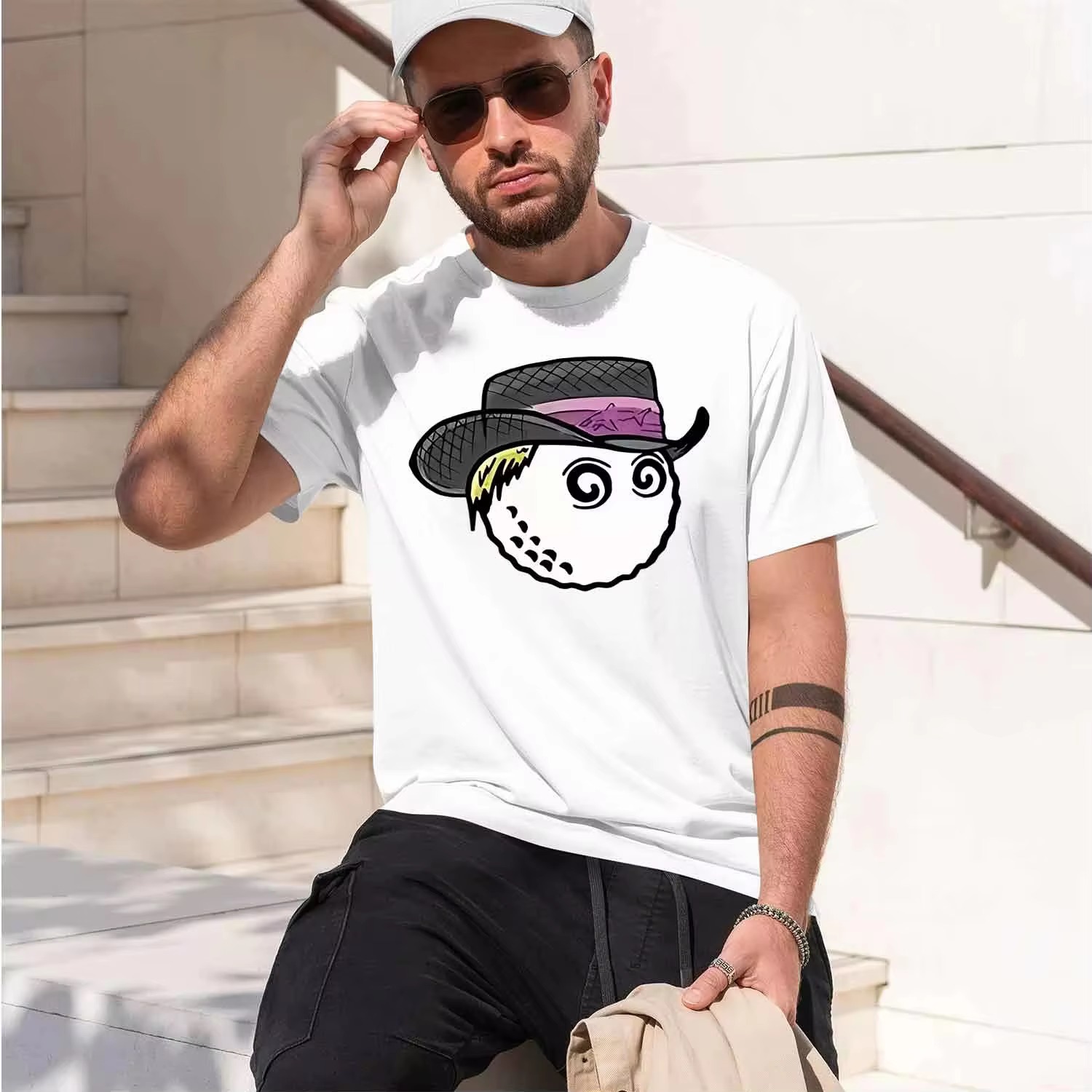 Unisex Trendy Grafik Tişört, K - Streetwear Brand From China incelemesi ve fiyatı